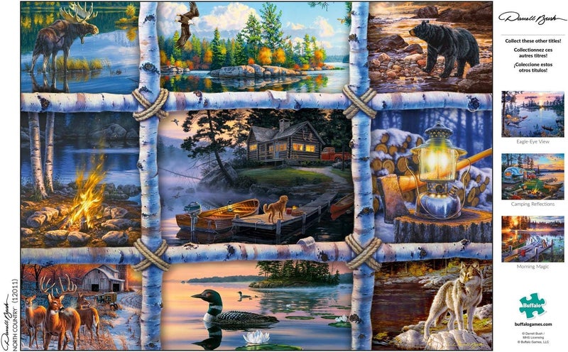 Buffalo Games - Darrell Bush - North Country - 1000 Piece Jigsaw Puzzle for Adults Challenging Puzzle Perfect for Game Nights - Finished Size is 26.75 x 19.75 - Image 5
