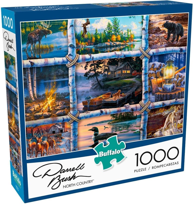 Buffalo Games - Darrell Bush - North Country - 1000 Piece Jigsaw Puzzle for Adults Challenging Puzzle Perfect for Game Nights - Finished Size is 26.75 x 19.75 - Image 1