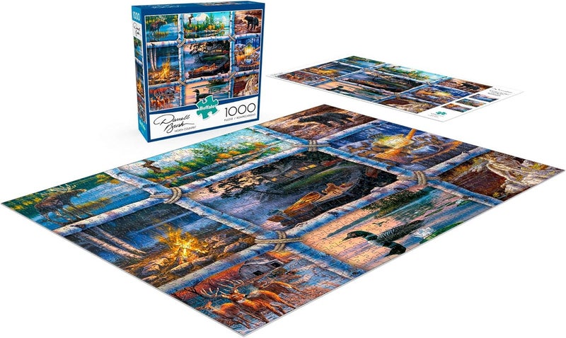 Buffalo Games - Darrell Bush - North Country - 1000 Piece Jigsaw Puzzle for Adults Challenging Puzzle Perfect for Game Nights - Finished Size is 26.75 x 19.75 - Image 4
