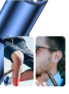 In Air Rechargeable Nose and Ear Hair Trimmer, Electric Nose and Ear Hair Trimmer, 2-in-1 Painless Facial Hair Trimmer with Double Edge Blade, Washable Stainless Steel Blade  - Image 4