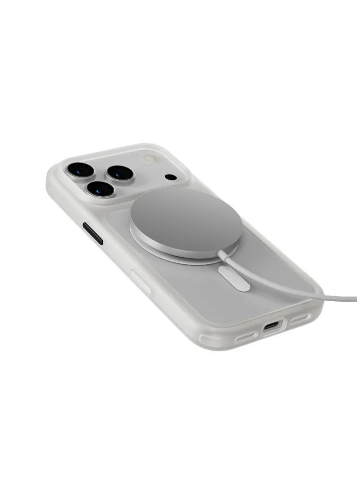 ليفيلو غطاء ماج سيف لهاتف آيفون 17 برو ، مقاوم للسقوط من ارتفاع 1.5 متر، متوافق مع ماج سيف، مغناطيس قوي، غطاء خلفي - أبيض - Image 4