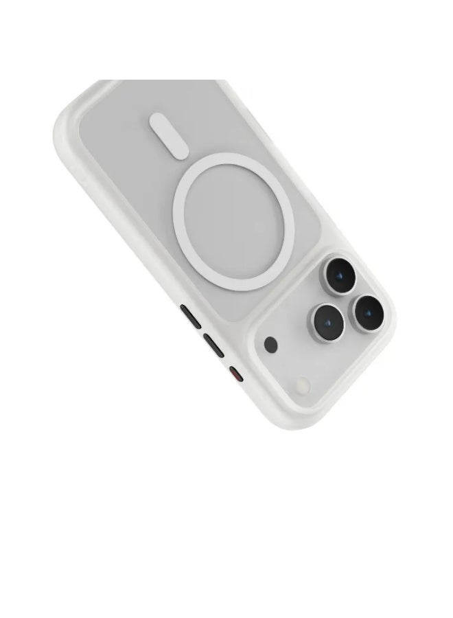 ليفيلو غطاء ماج سيف لهاتف آيفون 17 برو ، مقاوم للسقوط من ارتفاع 1.5 متر، متوافق مع ماج سيف، مغناطيس قوي، غطاء خلفي - أبيض - Image 3