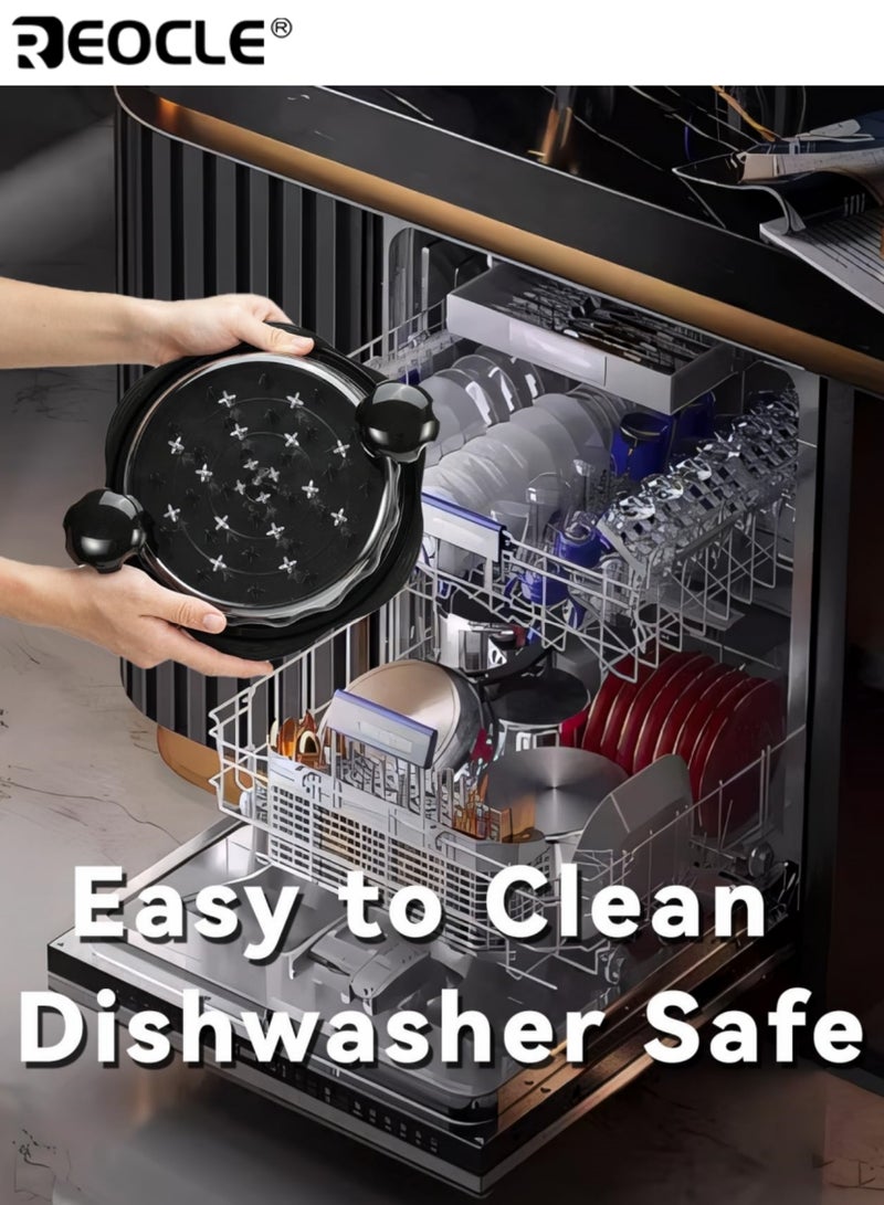 REOCLE Manual Chicken Shredder Tool with Twist Action and Grinder Design Meat Shredding Device with Ergonomic Handle for Kitchen Food Preparation - Image 5