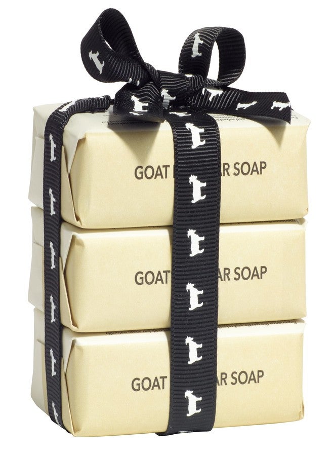 Dionis Goat Milk Bar Soap – Moisturizing Hand & Body Soap Bar with with Shea Butter and Olive Oil, Triple Milled, Safe for Sensitive Skin - Vanilla Bean 3 oz (Pack of 3 - Image 1