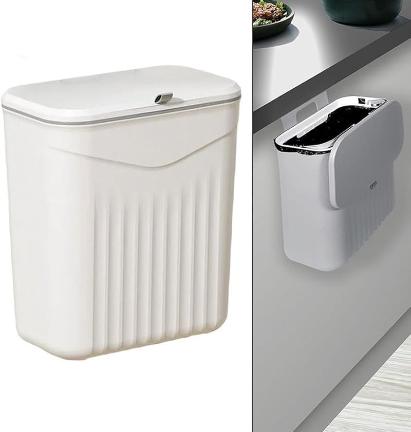 2 Gallon Hanging Compost Bin With Lid Indoor Kitchen Office Ventilation Odor Control - Image 4
