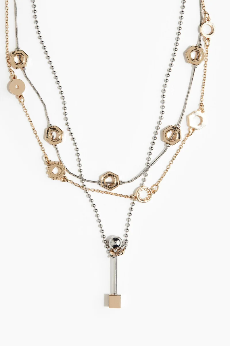 اتش اند ام قلادة - عبوة من 3 قطع