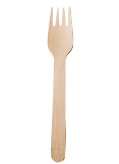 HAIWUYA 100 Pcs Disposable Forks Wooden Forks 100% Natural Wooden Disposable Cutlery Eco-Friendly  - Image 5