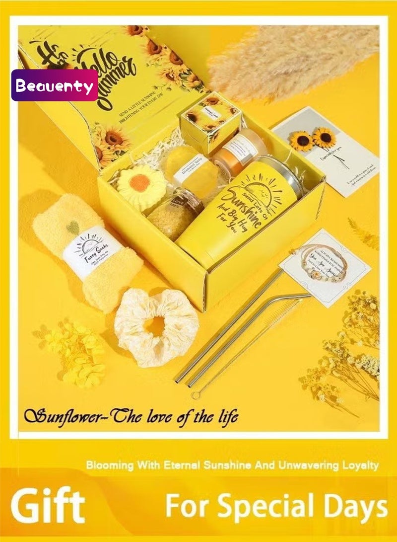 بيوينتي سلة هدايا عباد الشمس - Image 1