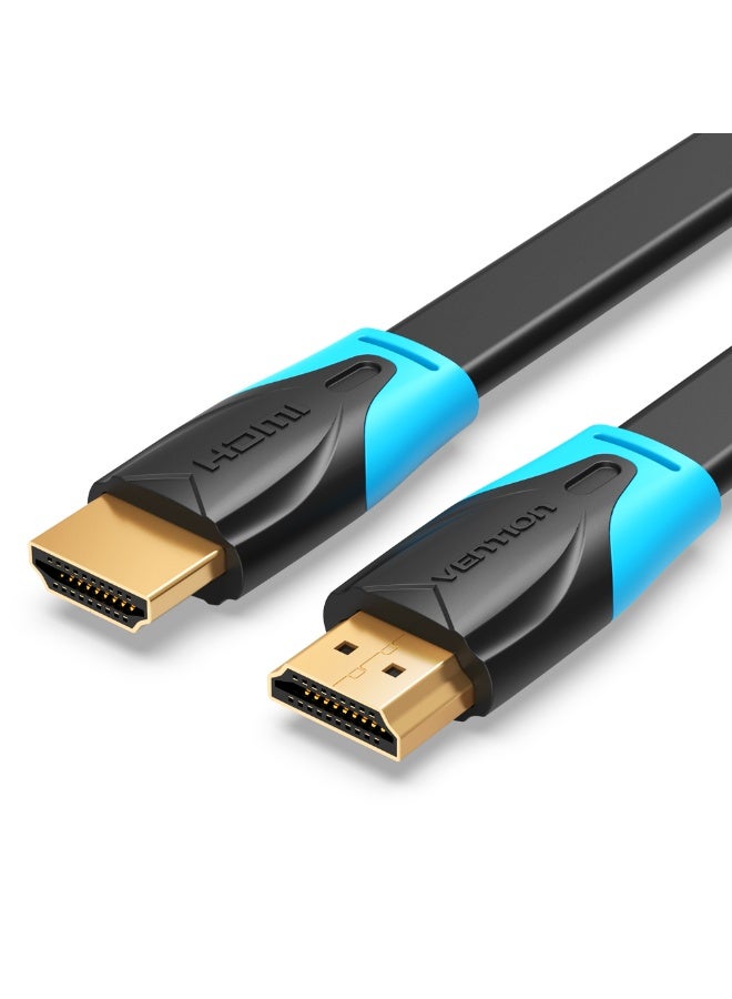 VENTION Flat HDMI Cable Black and blue Model - Image 2