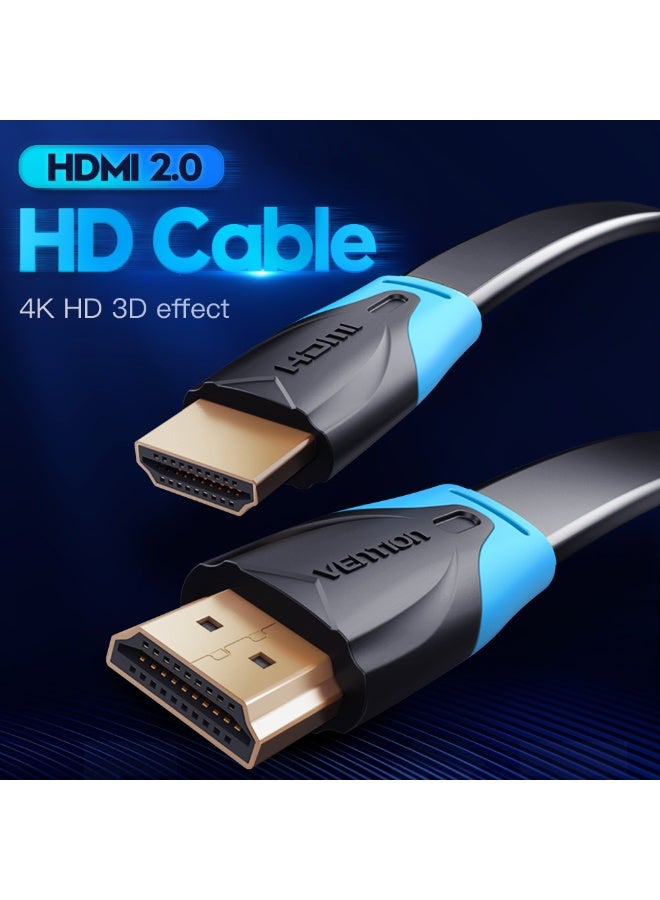 VENTION Flat HDMI Cable Black and blue Model - Image 3