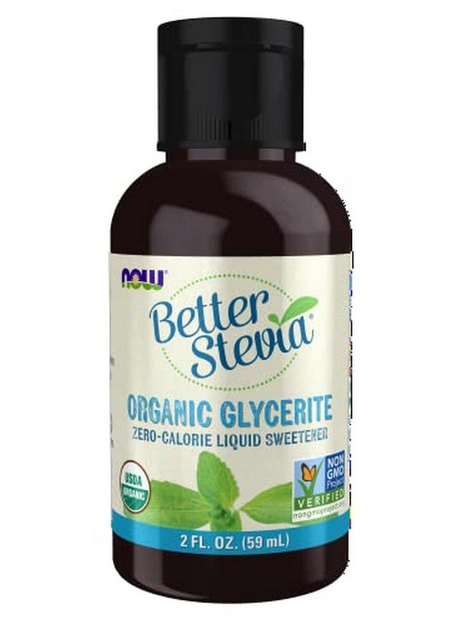 now Foods Better Stevia Liquid Glycerite Zerocalorie Liquid Sweetener Low Glycemic Impact Certified Nongmo 2Ounce - Image 1