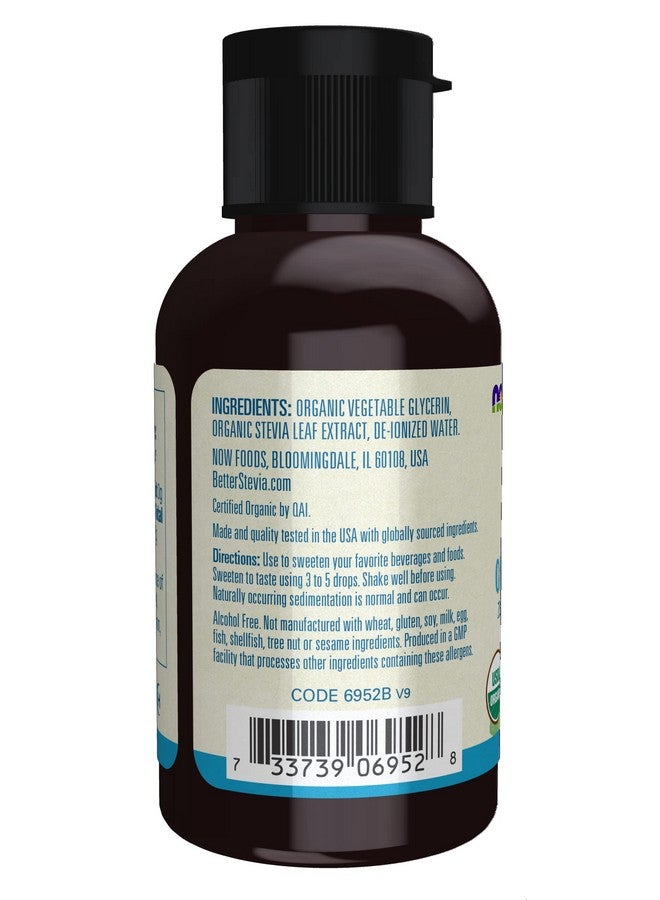 now Foods Better Stevia Liquid Glycerite Zerocalorie Liquid Sweetener Low Glycemic Impact Certified Nongmo 2Ounce - Image 4