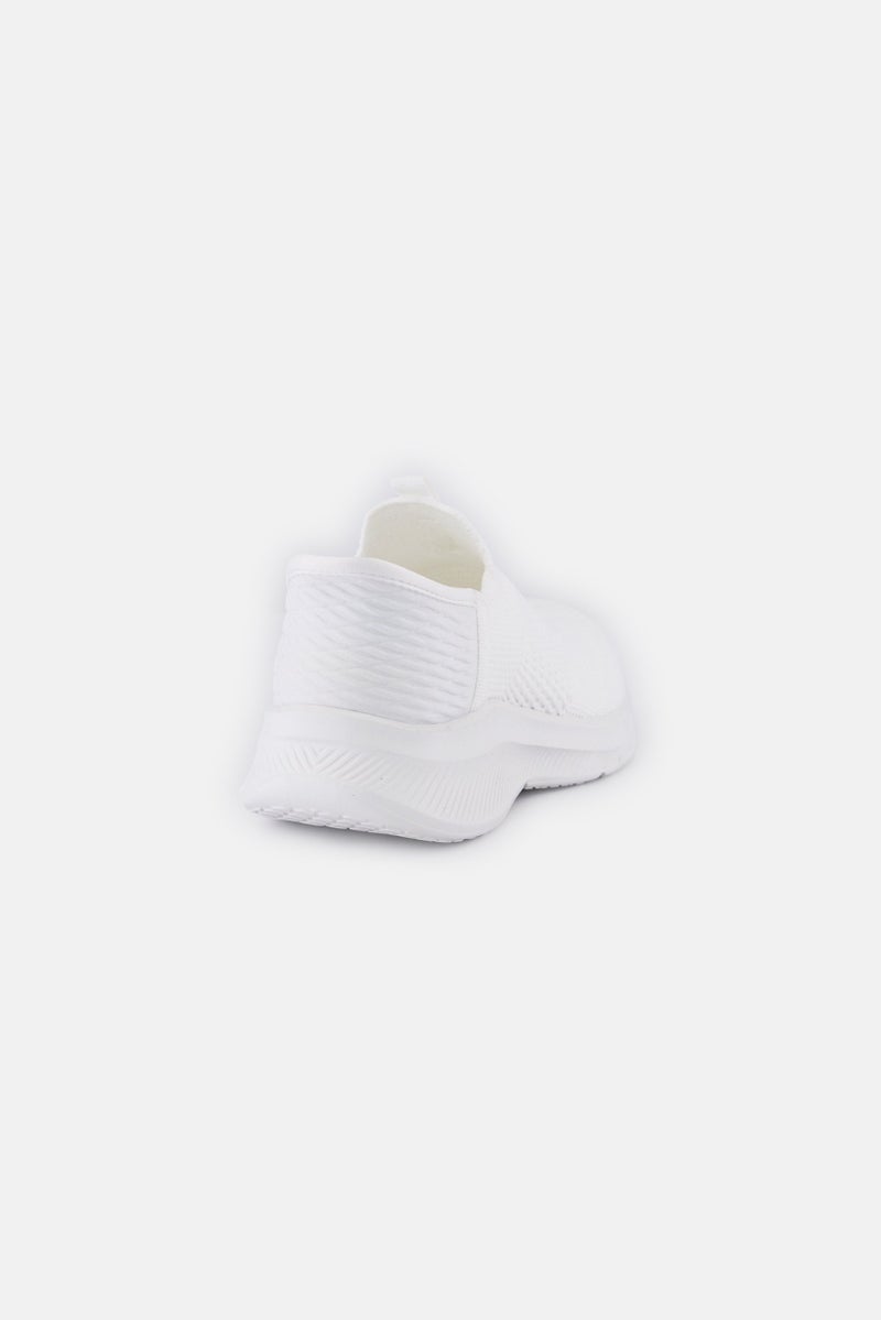 English Laundry Kids Girls Slip On School Shoes, White - Image 2