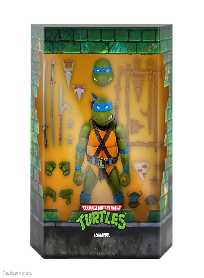 Super7 Super7 Teenage Mutant Ninja Turtles Leonardo - ULTIMATES! 7 in Scale Action Figure - Image 2