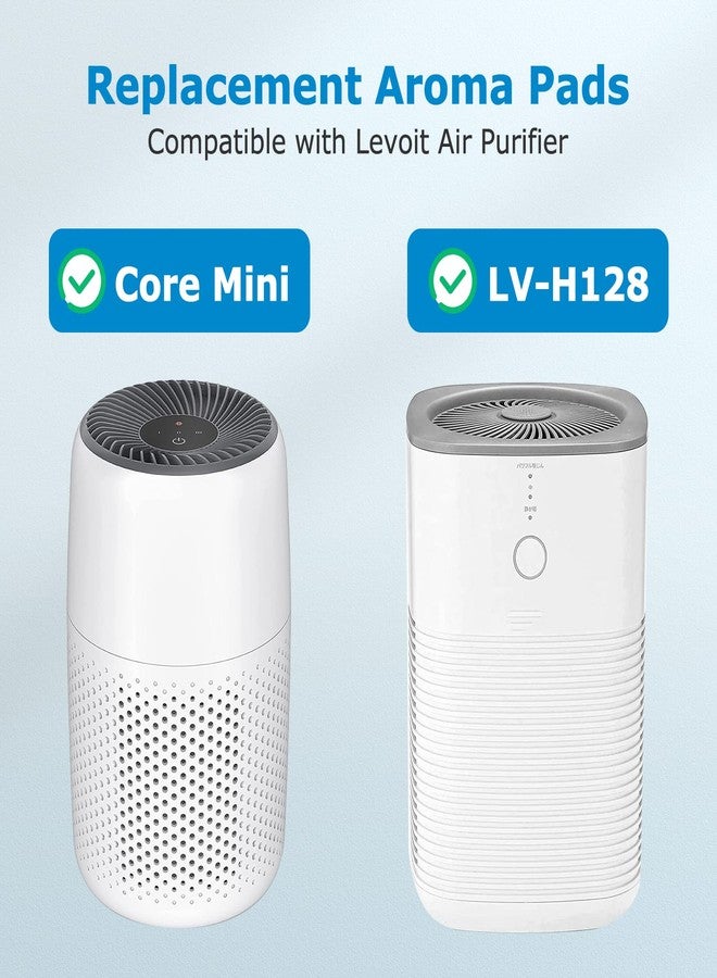 إيزينجو عبوة من 30 وسادة عطرية صغيرة بديلة لجهاز تنقية الهواء LEVOIT LV-H128، متوافقة مع جهاز تنقية الهواء LEVOIT Core Mini/LV-H128، لون أبيض - Image 2