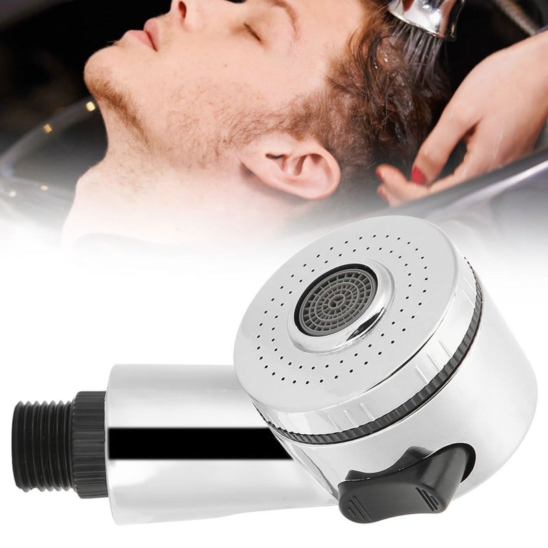 Shower Head: Stainless Steel Nozzle, 2-Function Sprinkler, Electroplating Process - Easy Installation, Corrosion Resistant Shower Accessory for Hair Salon Barbershop Shampoo Bed Chair - Image 5