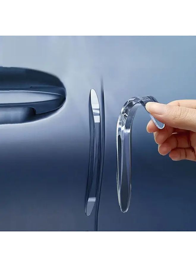 2pcs Transparent Car Door Edge Protector Anti Collision Strips Scratch Protection - Image 1