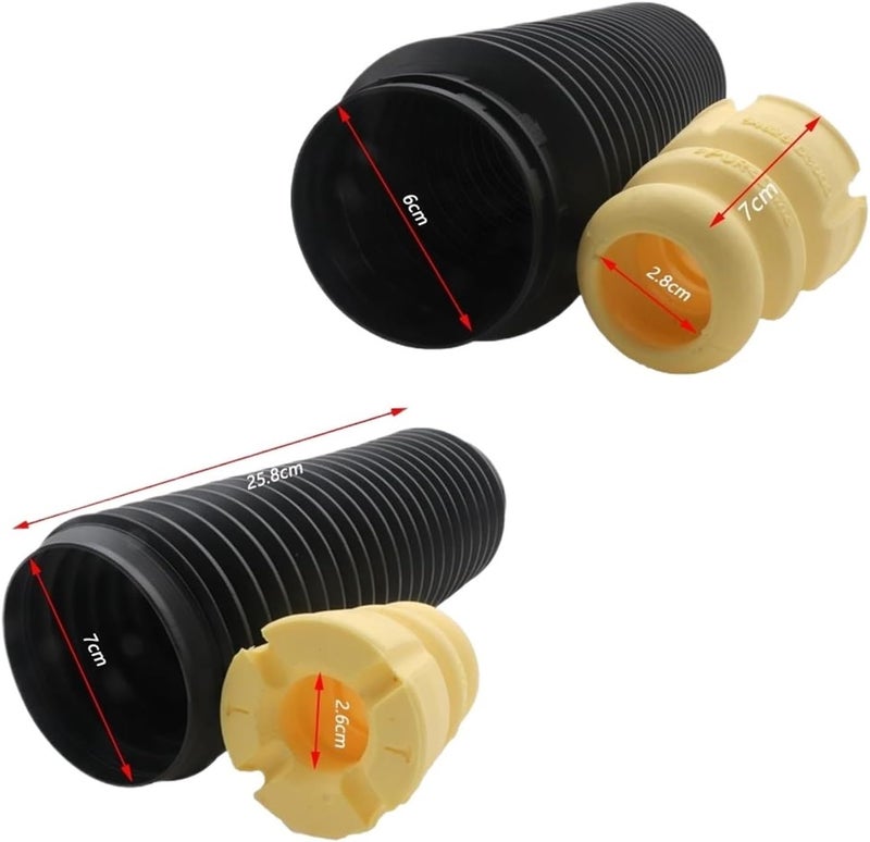 Wivplex Front Dust Cover Air Shock Absorber Bellow Boot Set - Image 2