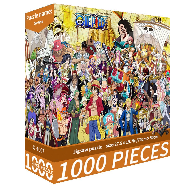 1000 Pieces Adult Puzzle Manufacturers Cute Cure Difficult Decompression Girl Puzzle Stall Retail Toys - Image 1