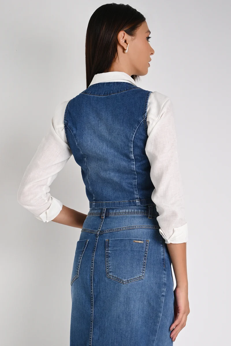 Carmen Steffens Denim Elegance Vest