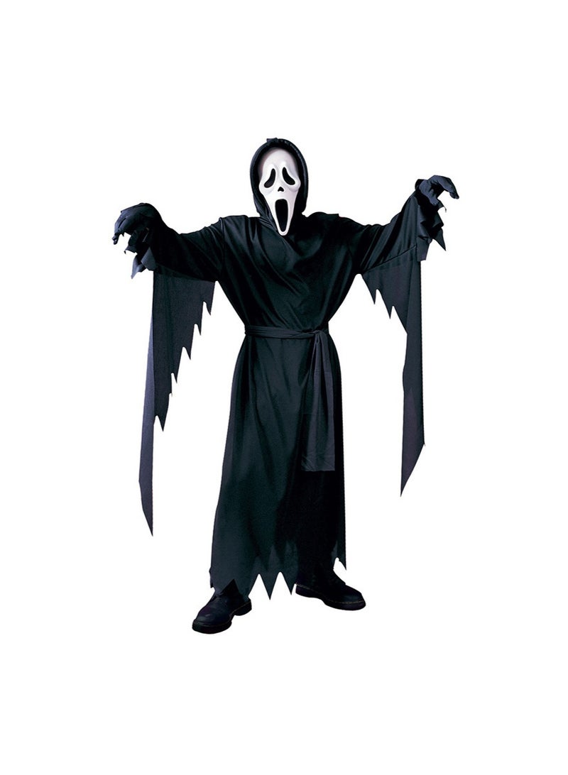 TAPIT Ghost Face Scream Costume, Scream Fancy Dress Costume for Adult, with Robe, Ghost Mask, Belt, Gloves, Carnival Halloween Costume (Adult - L) - Image 1