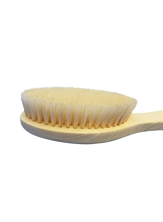 IPPINKA Japanese Body Brush for Bath or Dry Brushing, Exfoliation, Cellulite Treatment, Long Handle, Soft - Image 2