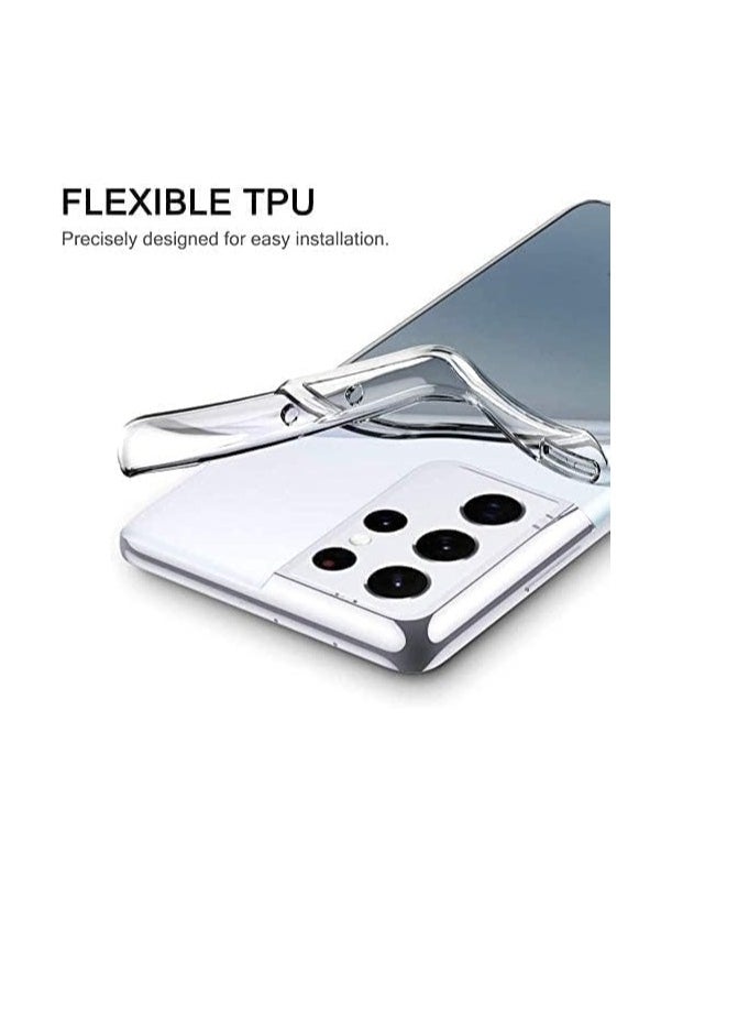 Generic Case for Samsung Galaxy S21 Ultra/S30 Ultra - Clear Case Thin Transparent Silicone Gel Cover  - Image 3