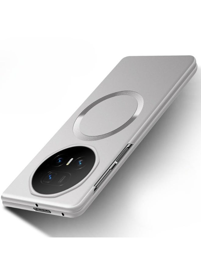 general Slim Bezels Case Compatible with Honor Magic V5 Magnetic Frameless Hard PC Camera Protect Cover Wireless Charging Phone Shell For Magic V5 - Image 1