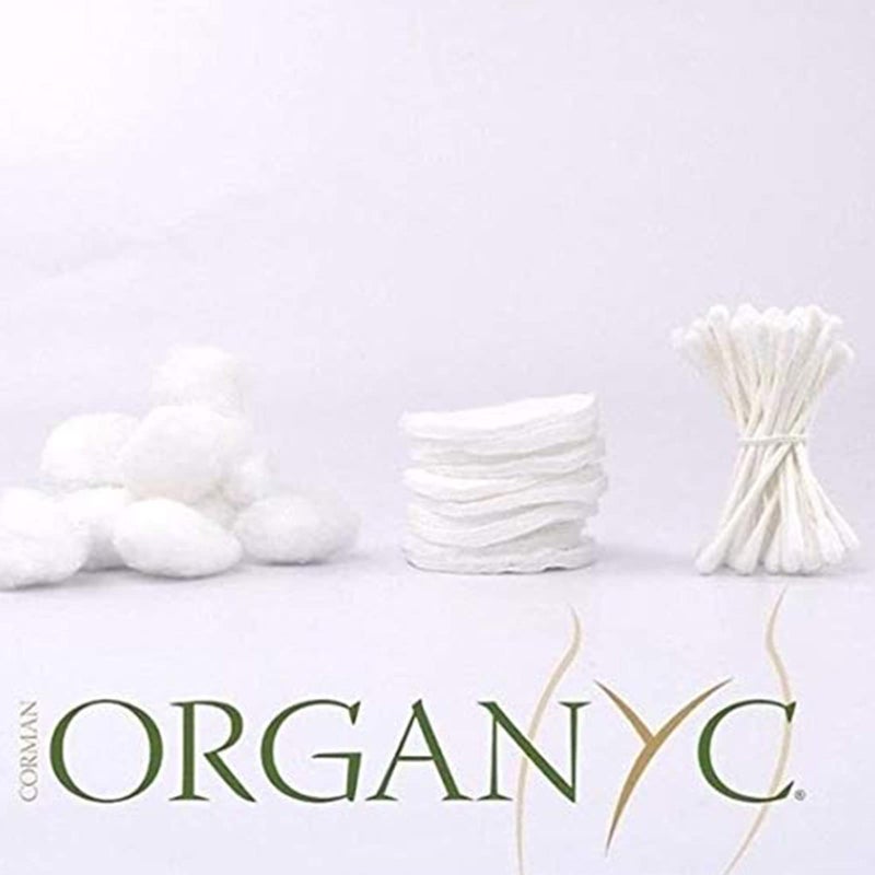Organyc 100% Organic Cotton Rounds - Biodegradable Cotton, Chemical Free, For Sensitive Skin (70 Count) - Daily Cosmetics. Beauty and Personal Care - Image 4