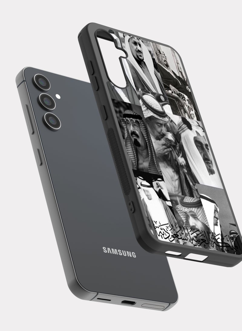 بكسلات كفر سامسونج جالكسي ايه 24 ملوك السعودية ابيض و اسود - Image 2