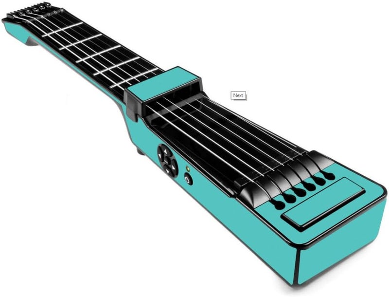 غطاء MightySkins متوافق مع Jamstik+ الجيتار الذكي المحمول - تركواز صلب | واقي، متين، وفريد من نوعه | سهل التطبيق، الإزالة، وتغيير الأنماط | مصنوع في الولايات المتحدة الأمريكية