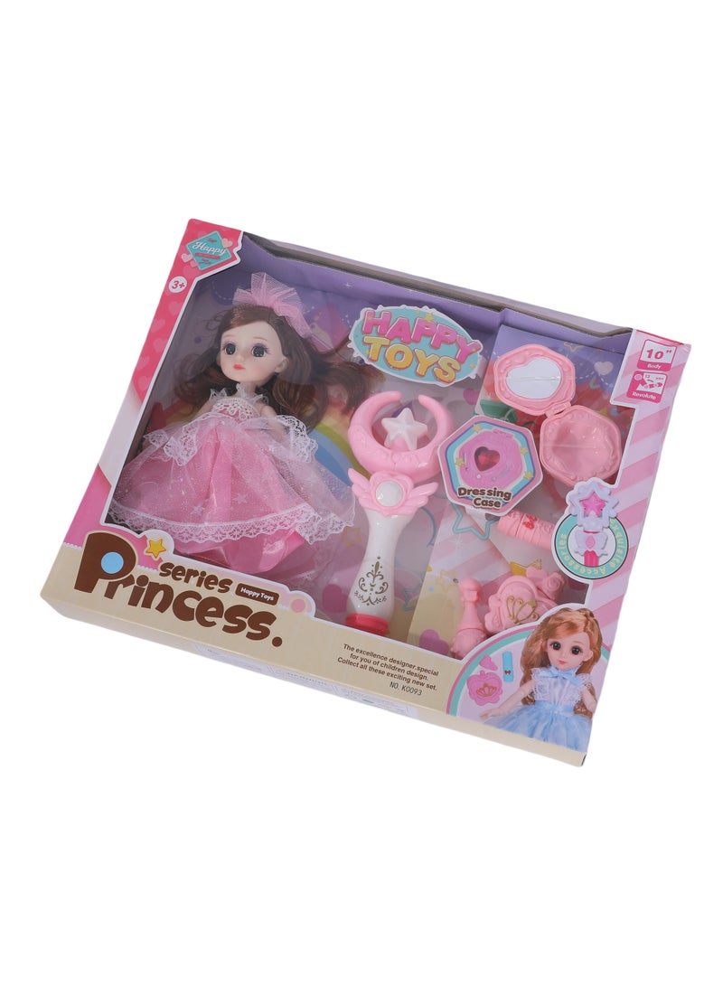 FUNFY FYDPM001 13-Joints 10" Princess Doll Set | Assorted | Accompanied by Accessories like a Staff and Perfume Bottle | This set Ignites Imaginative Play and Royal Adventures Fit for Princess Girls - Image 5