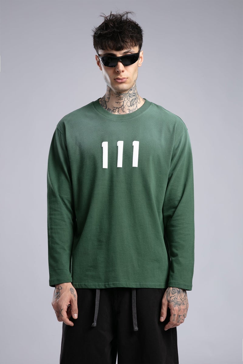 كاتش سويت شيرت خفيف أساسي بنقشة بخاخ - Image 4