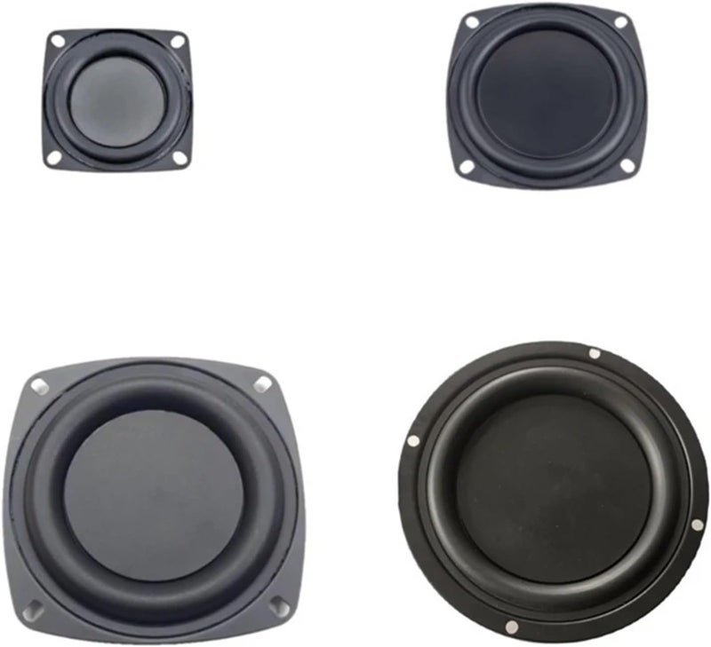 1pcs 2/3/4inch Bass Radiator Speaker Vibration Diaphragm Passive Radiator Loudspeaker Passive Woofer Diaphragm Plate Subwoofer DIY(4 inch Round) - Image 3