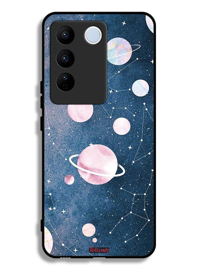 Tolwak Vivo S16e Protective Case Cover Space Art - Image 1