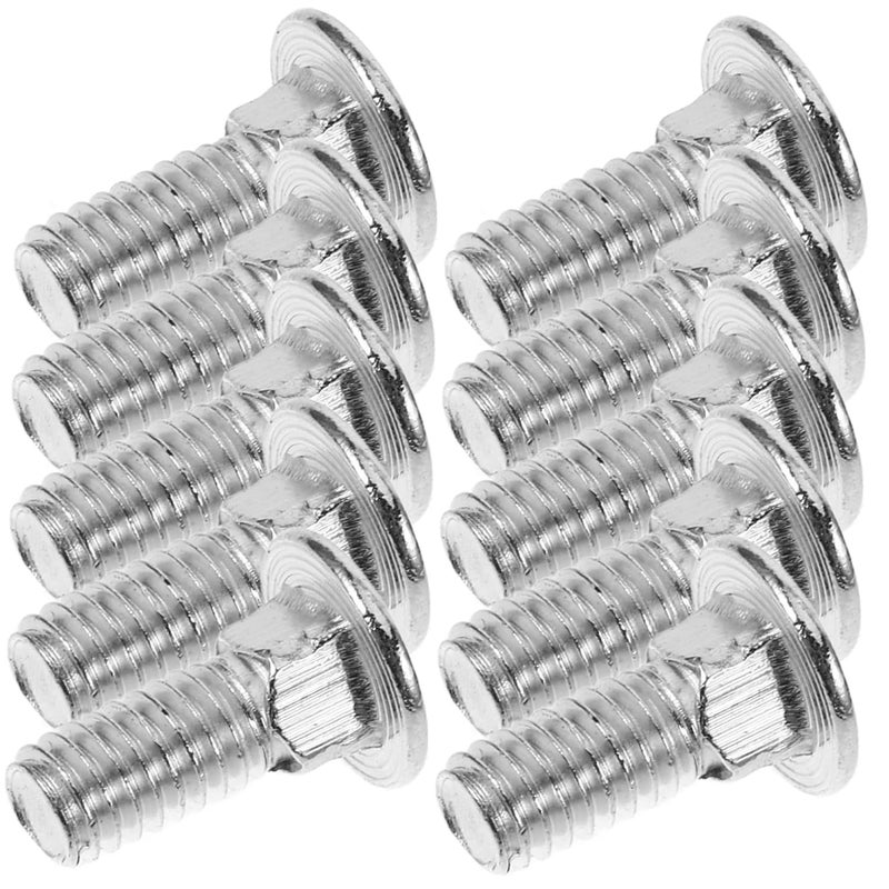 مسامير عربة مطلية بالزنك كاملة الخيوط من الفولاذ الكربوني لتثبيت متين 100 قطعة - Image 2