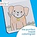 Ooly Travel Art Kit with 9 Jumbo Crayons 48 Themed Coloring Pages Case for Easy Traveling Art Creation Perfect Airplane Road Trip Activities for Kids Pet Pals - Image 4