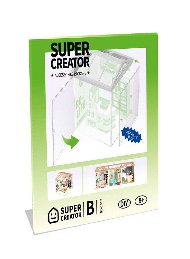 ROBOTIME Dust Proof Door for Super Creator Super Store Age 8+ - Image 3