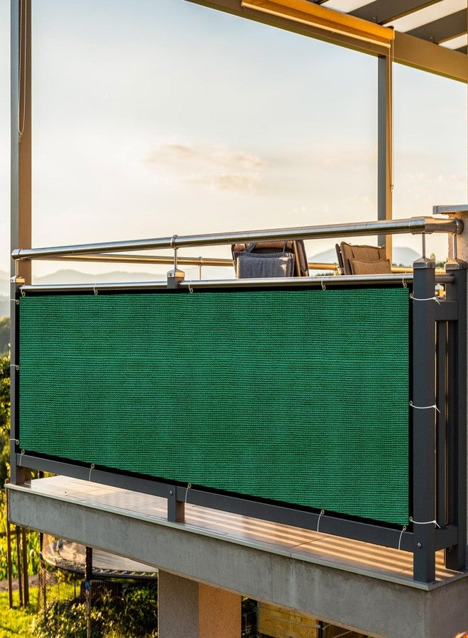 GREEN DECOR HDPE Fabric with PP Band Baby Kids Safety Net Protector for Balcony & Staircase Railing Guard,Balcony Stairway Net Baby Safety Products for Indoor&Outdoor(Green Black Color, 0.80X1 MTR) - Image 1