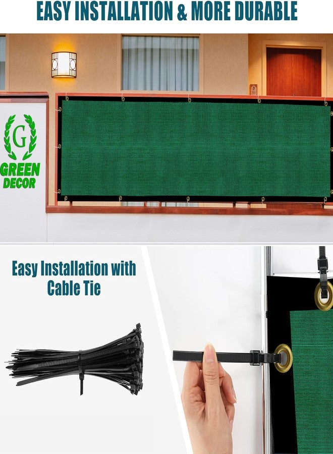 GREEN DECOR HDPE Fabric with PP Band Baby Kids Safety Net Protector for Balcony & Staircase Railing Guard,Balcony Stairway Net Baby Safety Products for Indoor&Outdoor(Green Black Color, 0.80X1 MTR) - Image 4