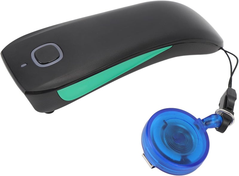 ماسح باركود 1D لاسلكي صغير، قارئ باركود محمول يحتوي على منفذ متعدد الوظائف (BT 2.4G، USB)، متوافق مع أجهزة الكمبيوتر المحمولة، الأجهزة اللوحية، الهواتف المحمولة وأنظمة نقاط البيع (POS)، ويُستخدم في محلات السوبر ماركت والصيدليات. - Image 4
