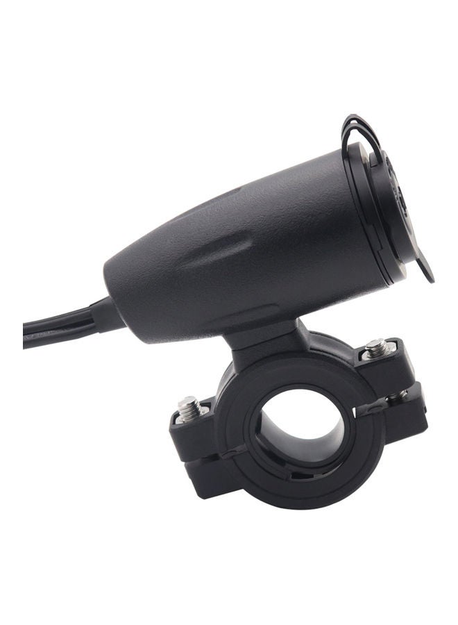 NIBEMINENT Waterproof Motorcycle Handlebar Power Adapter Charger  - Image 2