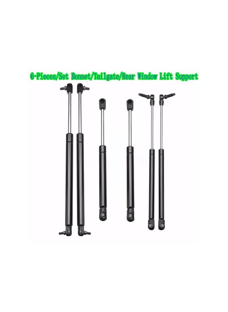 Generic 6-Pieces/Set Bonnet/Tailgate/Rear Window Lift Support fit Use for Jeep Grand Cherokee 99-04  - Image 1