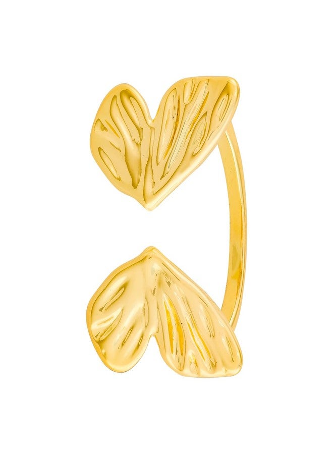 KUSHAL'S Fashion Jewellery Gold Polished Copper Trendy Zircon Finger ring, Best for Casual Wear & Special Occasion - 455180 - Image 1