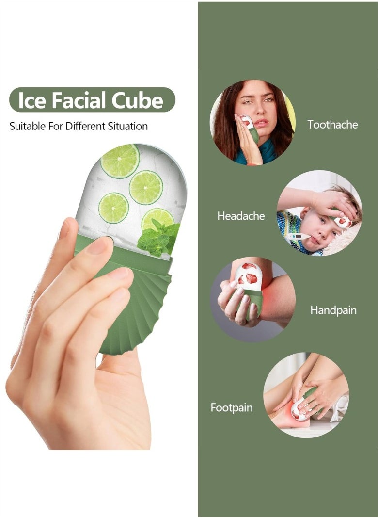 Silicone Ice Roller For Face, Face Massagers,Skin Care Tool Reusable  Face Ice Mold  Shrink Pores Anti Wrinkle Reduce Puffiness,Green - https://f.nooncdn.com/p/pzsku/Z1BC765FA9C3656AD858BZ/45/_/1723711556/a8cd1631-e3e7-4f83-a11d-1c9185fc0c78.jpg?width=original