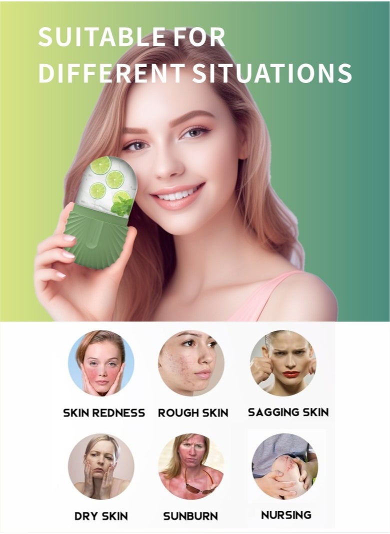 Silicone Ice Roller For Face, Face Massagers,Skin Care Tool Reusable  Face Ice Mold  Shrink Pores Anti Wrinkle Reduce Puffiness,Green - https://f.nooncdn.com/p/pzsku/Z1BC765FA9C3656AD858BZ/45/_/1723711576/187cc829-562f-4758-a90f-ab82aa2d84c4.jpg?width=original