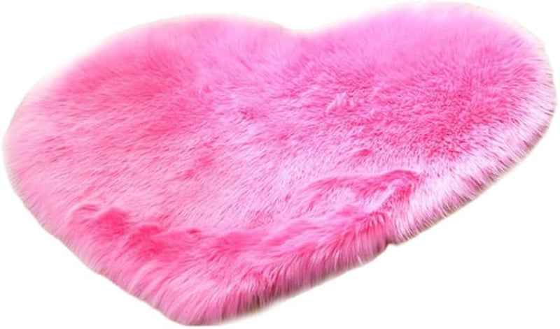 سجادة وسادة على شكل قلب غير قابلة للانزلاق ناعمة ورقيقة لغرفة النوم وغرفة المعيشة والحضانة - Image 4