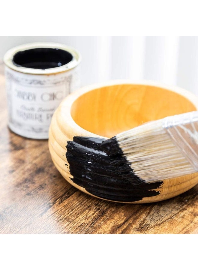 Liquorice Black 250ml Matt Finish Water Based Paint  - Image 4
