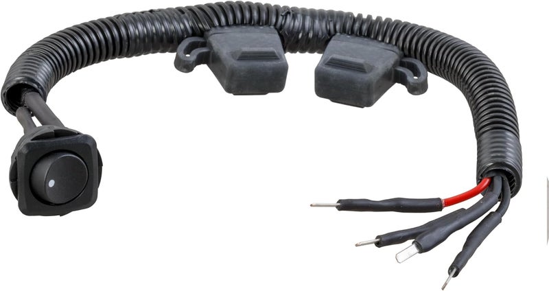 CURT 58455 Mini Two-Fuse Bypass Switch for RV Dinghy Towing - Image 1