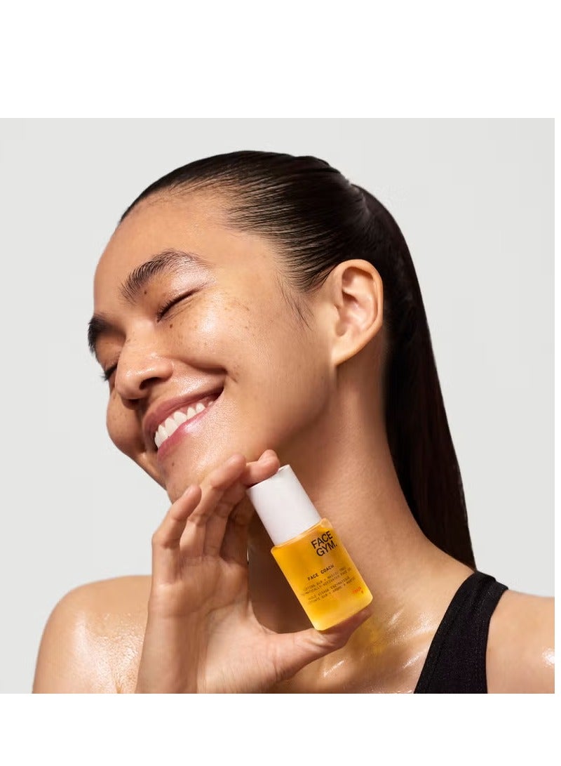 زيت الوجه المنشط إنزيميًا من FaceGym Face Coach Lifting Q10 وشجرة المصطكي 30 مل - Image 3